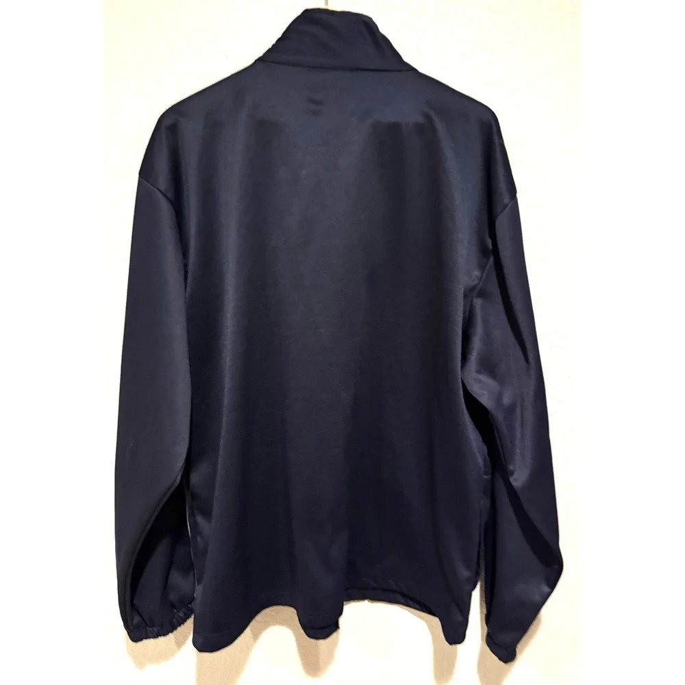 United States Olympic Committee Track Jacket XL Black Full Zip Made In USA